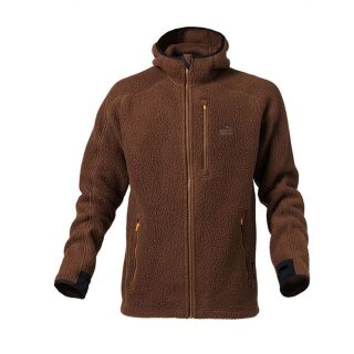 Geoff Anderson - Teddy Hoodie - braun M