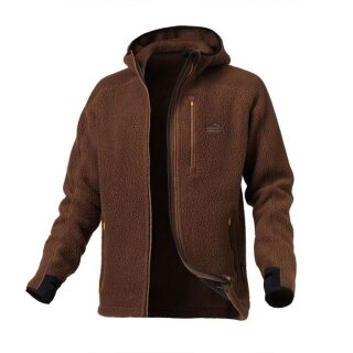 Geoff Anderson - Teddy Hoodie - braun M