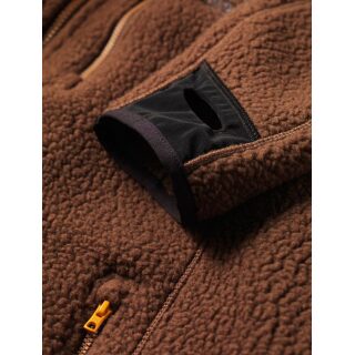 Geoff Anderson - Teddy Hoodie - braun M