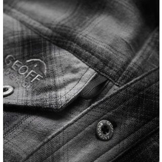 Geoff Anderson - Ezmar Flanellhemd gefüttert - grau 3XL