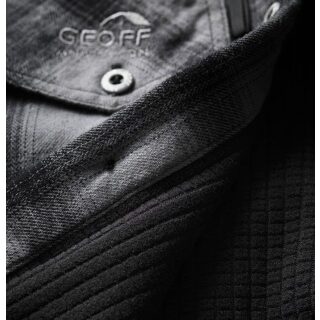 Geoff Anderson - Ezmar Flanellhemd gefüttert - grau 3XL