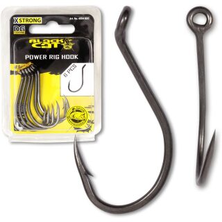 Black Cat - Power Rig Haken DG 7/0 coating 6 Stück