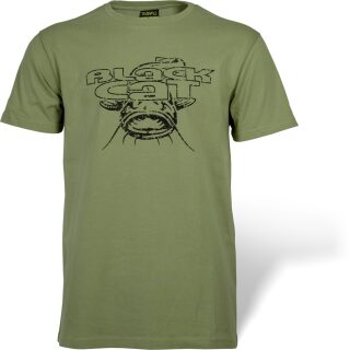 Black Cat - Military Shirt S - grün