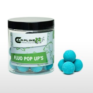 Carpline24 - Fluo Pop Ups - Blau 20 mm Leber