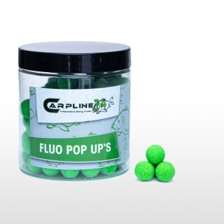 Carpline24 - Fluo Pop Ups - Grün 12 mm Leber