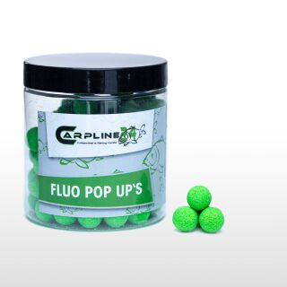 Carpline24 - Fluo Pop Ups - Grün 12 mm Bloodworm