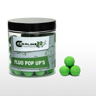Carpline24 - Fluo Pop Ups - Grün 16 mm Leber