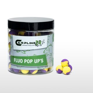 Carpline24 - Two Tone Fluo Pop Ups - Purple / Gelb 12 mm Peach