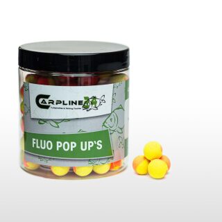 Carpline24 - Two Tone Fluo Pop Ups - Gelb / Orange 12 mm Knoblauch
