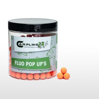 Carpline24 - Mini Fluo Pop Ups - Orange Neutral / ohne Flavour