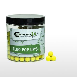 Carpline24 - Mini Fluo Pop Ups - Gelb Neutral / ohne Flavour