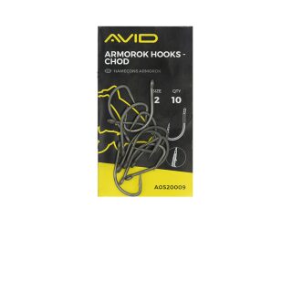 Avid Carp Armorok Hooks Chod Size 2 Barbless