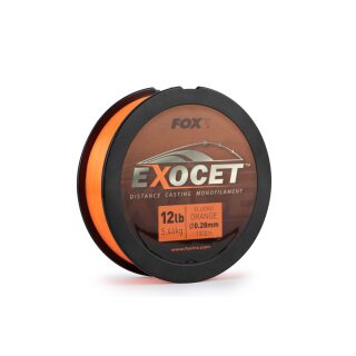 Fox - Exocet Fluoro Orange Mono 0.35mm 18lb / 8.0kg (1000m)