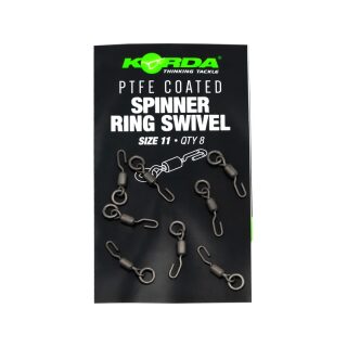 Korda PTFE Spinner Ring Swivel Size 11 (8pcs)