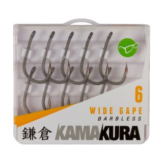 Korda Kamakura Wide Gape Barbless Size 6