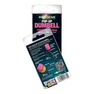 Korda Pop Up Dumbell Fruity Squid (12mm) - 8 pcs
