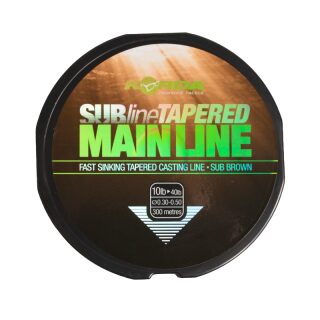Korda Subline Tapered Mainline 0.30-0.50mm/ Brown
