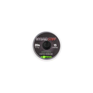 Korda Hybrid Stiff Weedy Green 20lb - 15m