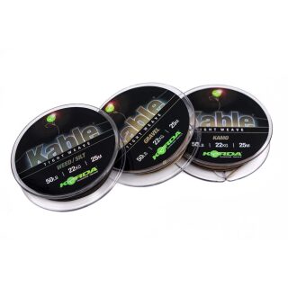 Korda Kabel Tight Weave 25m Gravel