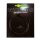 Korda Dark Matter Leader Size 8 Ring Swivel Gravel Khaki 40lb - 1m