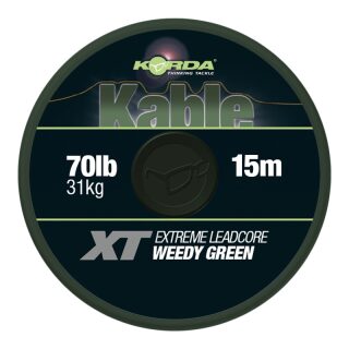 Korda Kable XT Extreme Leadcore 70lb 15m Green