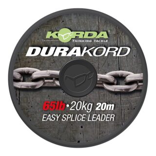 Korda Dura-Kord Dyneema Spliceable Leader 65lb 15m