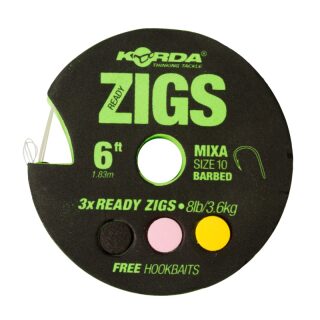 Korda Ready Zigs 12 Size 10/360cm