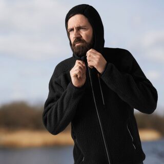 Geoff Anderson - Teddy Hoodie - schwarz M