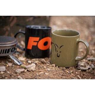 Fox - Collection Black & Orange Ceramic Mug