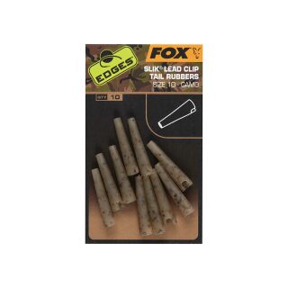 Fox - Edges Camo Slik Lead Clip Tail Rubber - Size 10