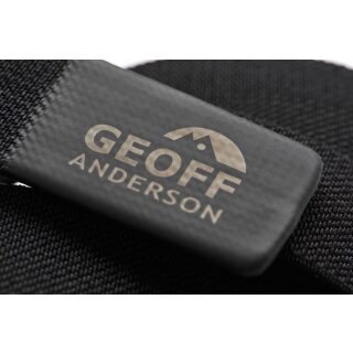 Geoff Anderson - Strech Gürtel ZipZone - schwarz