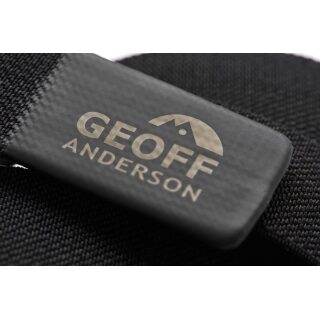 Geoff Anderson - Strech Gürtel ZipZone - schwarz L/XL
