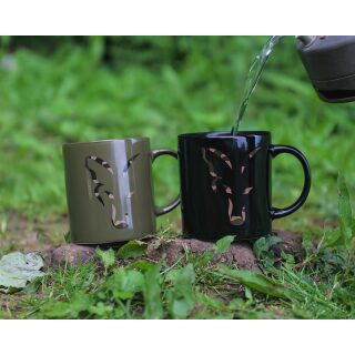 Fox - Black & Camo Head Ceramic Mug