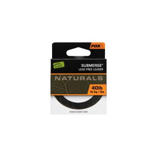 Fox - EDGES Naturals Submerge Leader 50lb - 10m