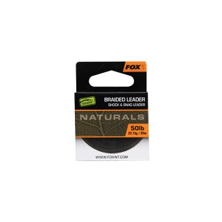 Fox - EDGES Naturals Braided Leader 40lb - 20m