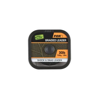 Fox - EDGES Naturals Braided Leader 40lb - 20m