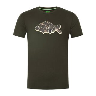 Korda Outline Tee Dark Olive