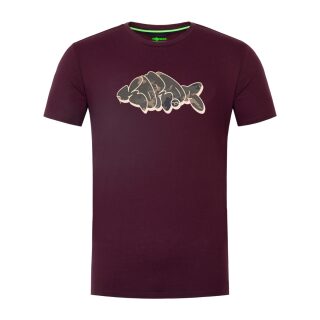 Korda Outline Tee Burgundy M