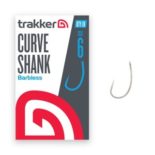 Trakker Curve Shank Hooks Size 6 - Barbless