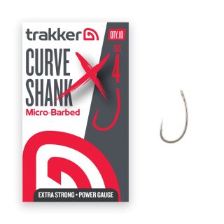 Trakker Curve Shank XS Hooks Size 4
