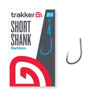 Trakker Short Shank Hooks Size 4 - Barbless