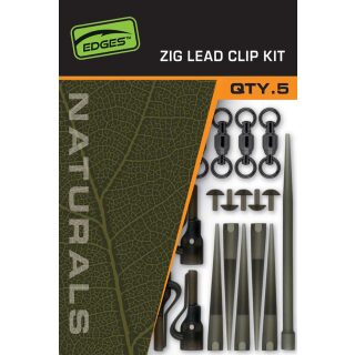 Fox - EDGES Naturals Zig Lead Clip Kit