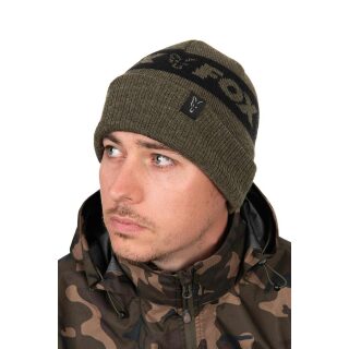 Fox - Collection Beanie Hat - Green & Black