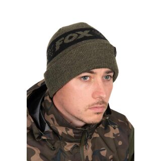 Fox - Collection Beanie Hat - Green & Black