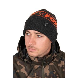 Fox - Collection Beanie Hat - Black & Orange