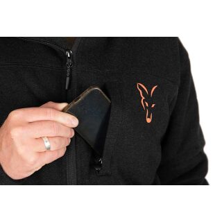 Fox - Collection Sherpa Jacket Black & Orange