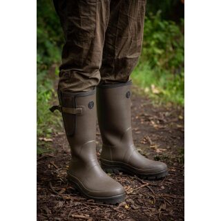 Fox - Neoprene Lined Camo/Khaki Rubber Boot Size 10 / 44