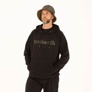 Trakker CR Logo Hoody Black Camo - S