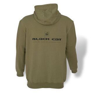 Black Cat - Khaki Hoodie