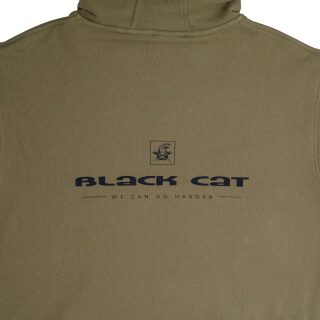 Black Cat - Khaki Hoodie